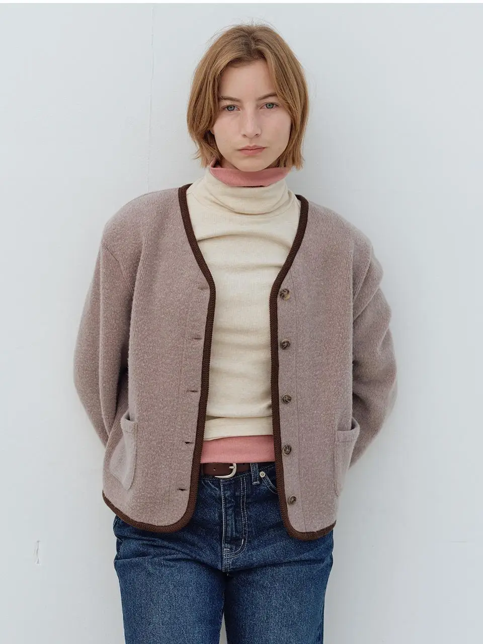 [모음전] 벤시몽 CLASSIC KNIT JACKET - 2color 상세페이지 3